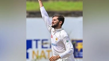 Sports News | Pakistan's Shaheen Afridi Completes 100 Wickets in Test Cricket