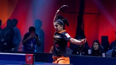 Sports News | Diya Chitale Powers U Mumba TT to Second Straight Win in Ultimate Table Tennis Season 4