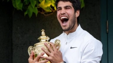 Sports News | Rafael Nadal Lauds Carlos Alcaraz After Victory Against Novak Djokovic in Wimbledon Final