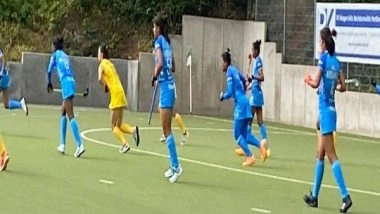 Sports News | India Women's Hockey Team Falls Short Against China by 2-3