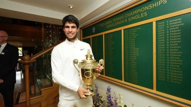 Sports News | Cricket Fraternity Lauds Carlos Alcaraz for Clinching Maiden Wimbledon Title