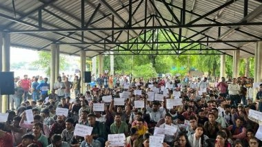 India News | Selected Candidates in MP Patwari Exam Stage Protest Against Ban on Appointment in Bhopal