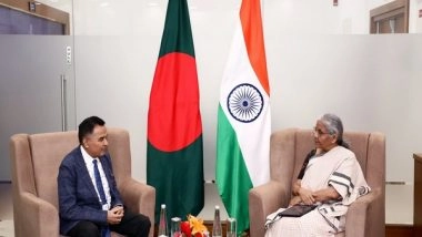 World News | Sitharaman Meets Bangladeshi Counterpart on Sidelines of G20 Meet, Discuss Bilateral Issues