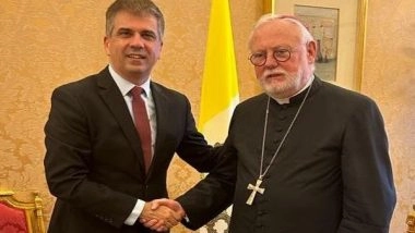 World News | Israel Foreign Minister Cohen Meets Vatican Secretary for Relations with States