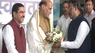 India News | Meeting of Senior BJP Leaders Held at Residence of Rajnath Singh Ahead of NDA Meet