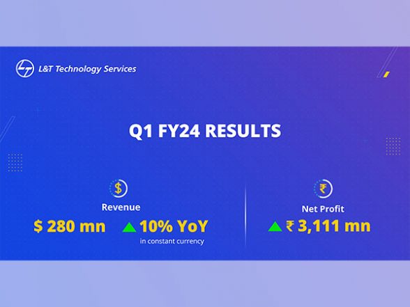 Business News | L&T Technology Services Reports 15 Per Cent Growth in Q1FY24 - Vimarsana News