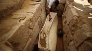 World News | Roman Era Sarcophagus Unearthed in Gaza