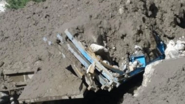 India News | Uttarakhand: Bridge Washed Away in Pithoragarh After Heavy Rainfall and Cloudbursts