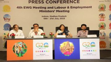 World News | G20 Employment Working Group and Labour Ministers' Meeting Begins in MP’s Indore