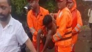 India News | Maharashtra: NDRF Rescues Person Stuck Under Bridge in Ratnagiri