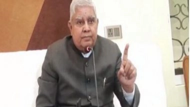 India News | Vice President Dhankar Expresses Condolences over Loss of Lives in Uttarakhand Electrocution Incident