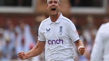 Sports News | England's Stuart Broad Completes 600 Wickets in Test Cricket