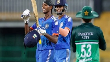 Sports News | ACC Emerging Cup: Sudarshan Continues His Purple Patch as India Crush Pakistan by Eight Wickets