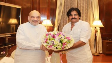 India News | Union Home Minister Amit Shah Meets Actor and Jana Sena Party Chief Pawan Kalyan