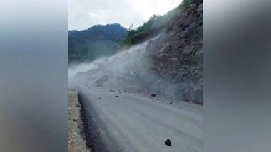 India News | Uttarakhand: Gangotri NH Blocked Due to Landslide, Restoration Underway