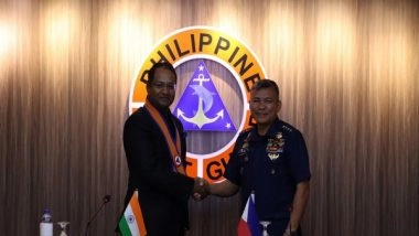World News | Indian Ambassador Discusses Maritime Preparation with Philippines Coast Guard