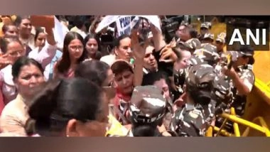 India News | Women Congress Workers Stage Protest, Demands Resignation of CM N Biren Singh over Manipur Manipur Viral Video Case