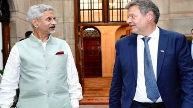 World News | Jaishankar Meets German Vice Chancellor Habeck to Discuss Cooperation That Rising India Presents