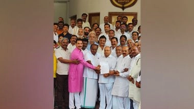 India News | Karnataka: BJP, JDS Submit Joint Memorandum to Governor Gehlot