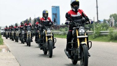 Kargil Vijay Diwas 2023: Tri-Services All Women Motorcycle Rally Reaches Jammu, Honours Heroes of Kargil War