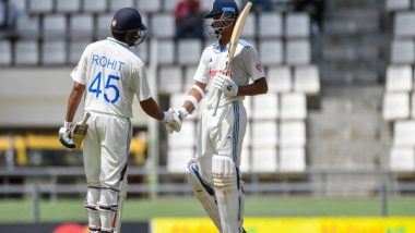 Rohit Sharma-Yashasvi Jaiswal Become India's Fourth Opening Pair to Register Two Century Partnerships in Away Tests, Duo Achieve Feat on Day 1 of IND vs WI 2nd Test 2023