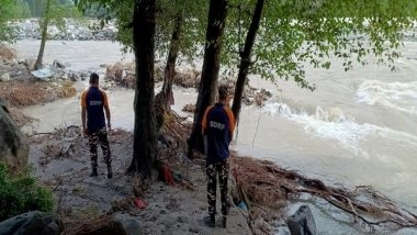 India News | Himachal State Disaster Response Force Conducts Search Operation Around Banks of Beas