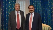 World News | Gautam Adani Meets Sri Lankan President Wickremesinghe, Discusses Colombo Port, Other Projects