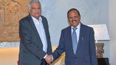 World News | National Security Advisor Ajit Doval Calls on Sri Lankan President Ranil Wickremesinghe  
