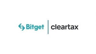 Business News | Bitget Partners with ClearTax to Help Users with Crypto Tax Filings in India
