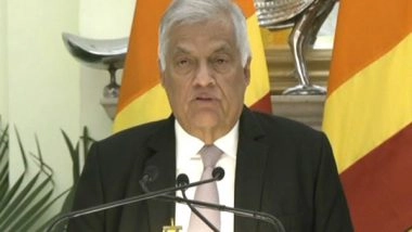 World News | India's Growth Will Be Beneficial to Indian Ocean Region: Sri Lanka President Wickremesinghe