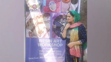 India News | Kashmiri Artist Insha Shabir Finds Success in Resin Art, Empowers Others to Follow Suit