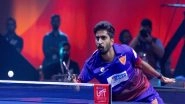 Sports News | Sathiyan Goes Down Fighting Against World No.23 Omar in Ultimate Table Tennis Season 4