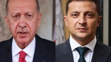World News | Erdogan Discusses Extension of Black Sea Grain Deal with Zelenskyy