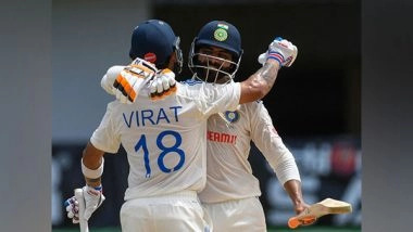 Sports News | West Indies Cautious in Reply to India's Massive First Innings Score, End Play at 86/1 (Day 2, Stumps)