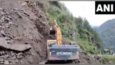 India News | NH-5 Blocked in Three Areas of Shimla and Kinnaur Districts