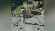 India News | Uttarakhand: Arakot-Himachal Pradesh Road Blocked Due to Landslide&nbsp;