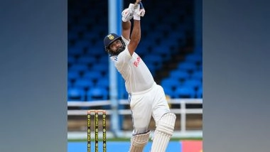 Sports News | Rain Ends Second Session Prematurely, India Has 300-plus Run Lead over West Indies in 2nd Test (Day 2, Tea)