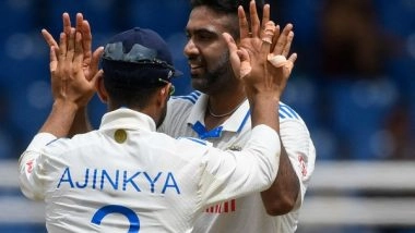 Sports News | India Set West Indies Target of 365 Runs to Win, WI Lose Two Quick Wickets (Day 4, Stumps)