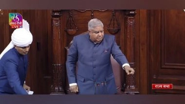 India News | AAP Member Sanjay Singh Suspended from RS for Remainder of Monsoon Session for “repeatedly Violating” Chair’s Directions    