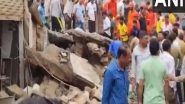India News | Gujarat: Building Collapses in Junagadh, Several Feared Trapped