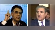 World News | Pakistan Tehreek-e-Insaf Leaders Shah Mahmood Qureshi, Asad Umar Appear Before FIA in Cypher, Audio Leaks Case