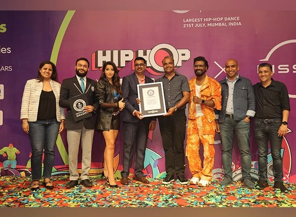 Business News | Amazon MiniTV’s Dance Reality Show Hip Hop India, in Collaboration with Nissan, Breaks the Guinness World Record for the Largest Hip-Hop Performance