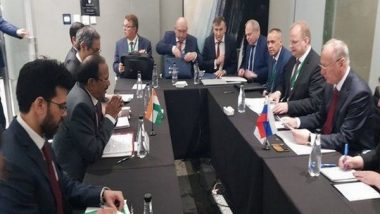 BRICS Summit 2023: NSA Ajit Doval, Top Russian Official Nikolai Patrushev Discuss India-Russia Cooperation on Security, Economy