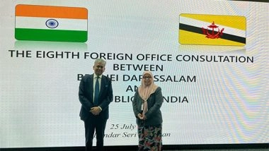 World News | India, Brunei Hold 8th Round of Foreign Office Consultations