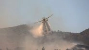 World News | Firefighting Plane Crashes in Greece as Wildfires Rage