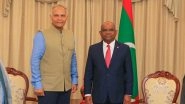 World News | MEA Secretary Sanjay Verma Calls on Maldivian Foreign Minister Abdulla Shahid