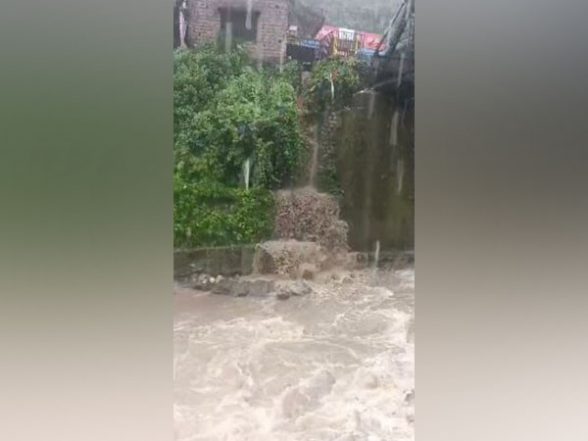 India News | Dehradun: Sahatradhara River in Spate Due to Constant Downpours - Vimarsana News