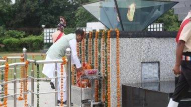 India News | Kargil Vijay Diwas: MP CM Chouhan Pays Tribute to Martyrs at Shaurya Smarak in Bhopal