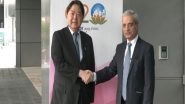 World News | Japanese Foreign Minister Hayashi Arrives in Delhi on Two-day Visit