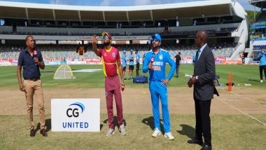 Sports News | India Win Toss, Opt to Field Against West Indies in First ODI